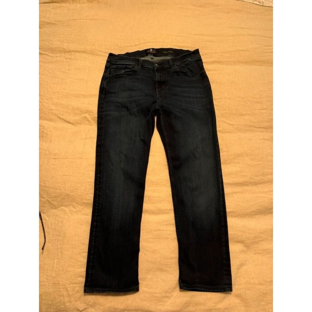7 For All Mankind Luxe Performance Plus 'Slimmy Tapered' Jeans - Men's Size 36